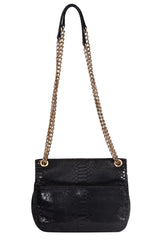 Michael Kors Sloan Snake Embossed Flap Crossbody Bag