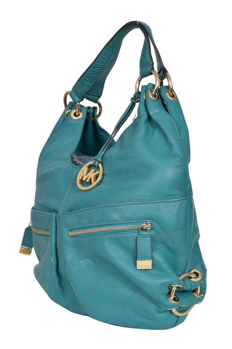 michael-kors-teal-shoulder-bag