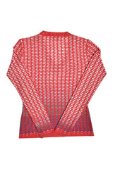 Missoni V-Neck Ombre Red Sweater