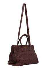 Miu Miumatalesse Leather Tote Bag