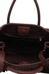 Miu Miumatalesse Leather Tote Bag