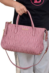 Miu Miu Matelass Leather Tote Bag