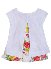 Monnalisa Donald Duck Sequins Printed Flare Top