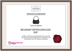 Mulberry Cotton Shoulder Bag