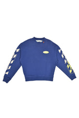 Off White Diagonal Split Logo Sweatshirt