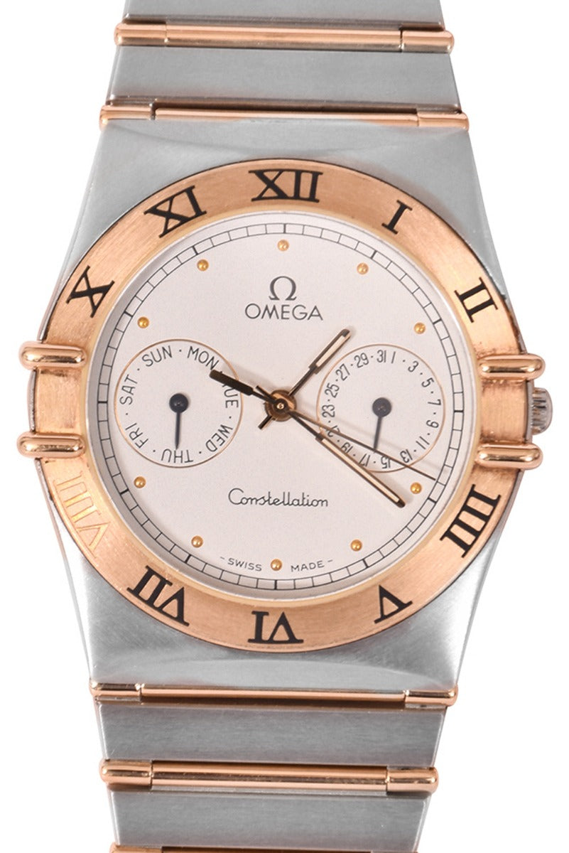 Omega Constellation Day-Date 18k Yellow Gold & Steel Watch RT127-10