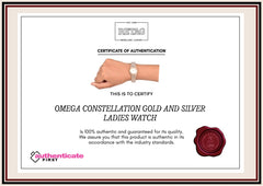 OMEGA Constellation Gold and Silver Ladies Watch RT139-10