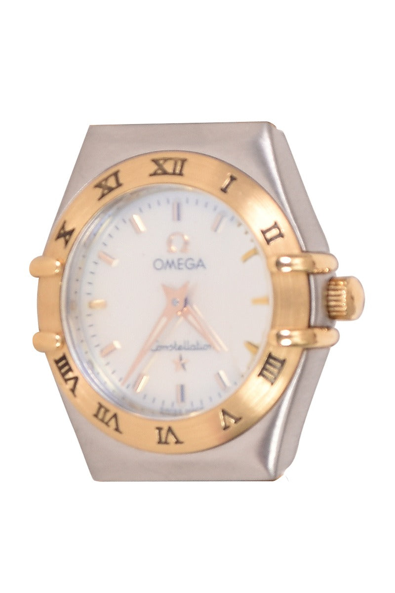 Omega Constellation Quartz Gold& Silver MOP Dial Ladies Watch