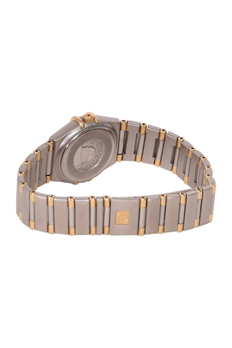 Omega Constellation Quartz Gold& Silver MOP Dial Ladies Watch