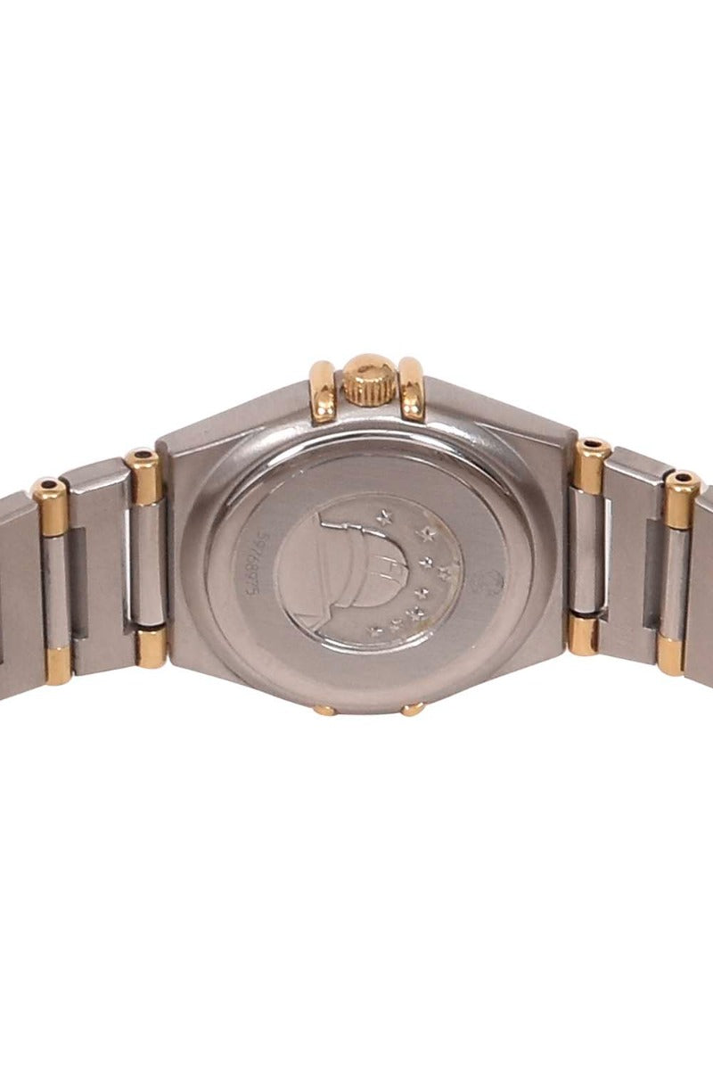 Omega Constellation Quartz Gold& Silver MOP Dial Ladies Watch