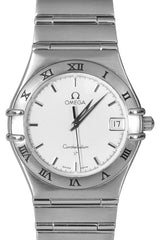 Omega Constellation Steel Date White Dial Watch