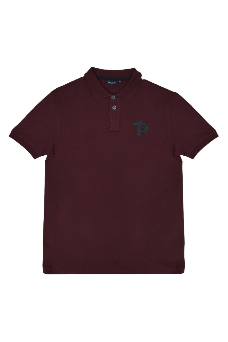 Paul Smith Jeans Maroon Polo Men'S T-Shirt