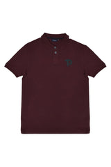 Paul Smith Jeans Maroon Polo Men'S T-Shirt