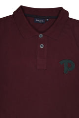 Paul Smith Jeans Maroon Polo Men'S T-Shirt