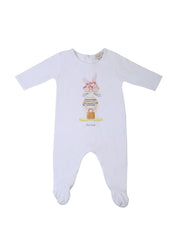 Paul Smith Junior White Miss Cat Baby Romper