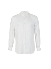 Paul Smith White Classic Herringbone Self Print Shirt
