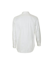 Paul Smith White Classic Herringbone Self Print Shirt