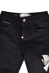 Philipp Plein Sequin Bow Jeans