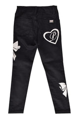 Philipp Plein Sequin Bow Jeans