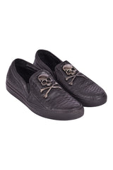 Philipp Plein Snakeskin Loafers