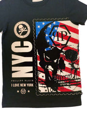 Philipp Plein Statue Of Liberty Studded T Shirt