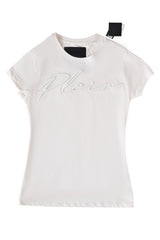 Philipp Plein White Logo T Shirt