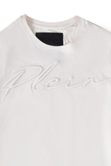 Philipp Plein White Logo T Shirt