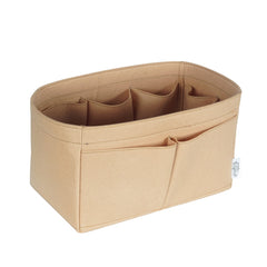 Pochette De Luxe Beige With Insert Bag Organizer
