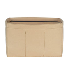 Pochette De Luxe Beige With Insert Bag Organizer