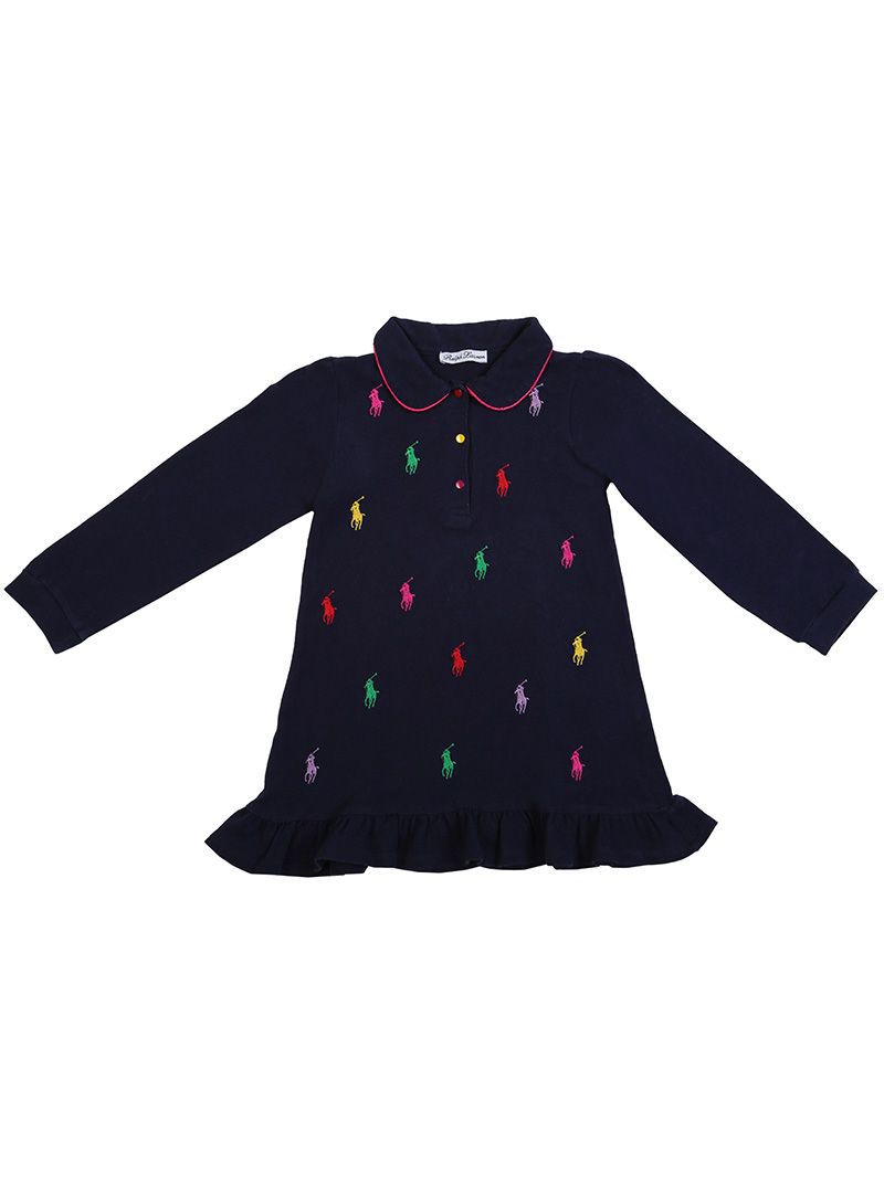 Polo Ralph Lauren Blue Pique Polo Dress