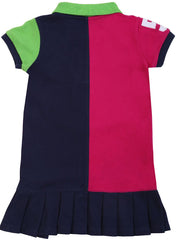 Polo Ralph Lauren Navy Blue & Pink Polo Dress