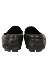 Prada Daino Leather Loafers