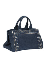 prada-denim-canapa-studded-handbag