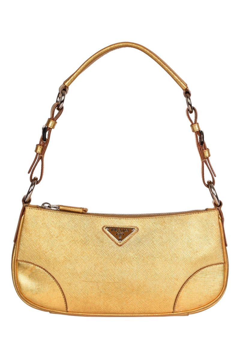 Prada Golden Shoulder Bag
