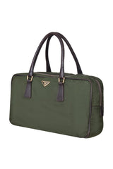 prada-olive-green-nylon-zip-around-handbag