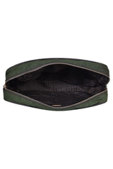 prada-olive-green-nylon-zip-around-handbag