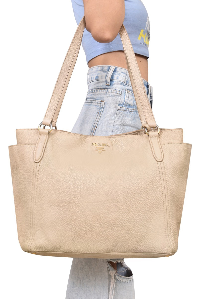 prada-pebbled-leather-beige-tote-bag