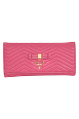 prada-pink-leather-logo-wallet