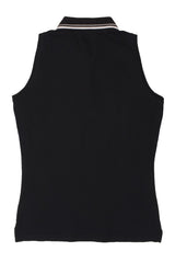 Prada Polo Sleeveless Pique Shirt