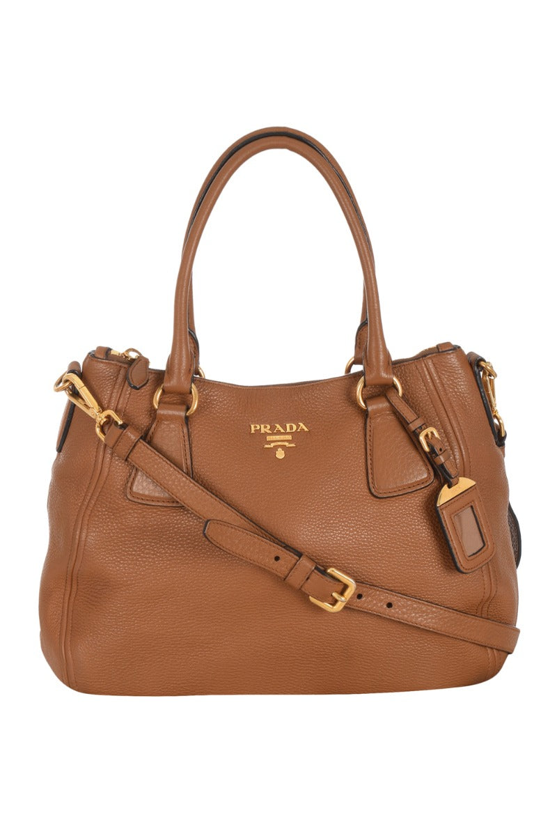 Prada Sacca Vitello Daino Tote Bag