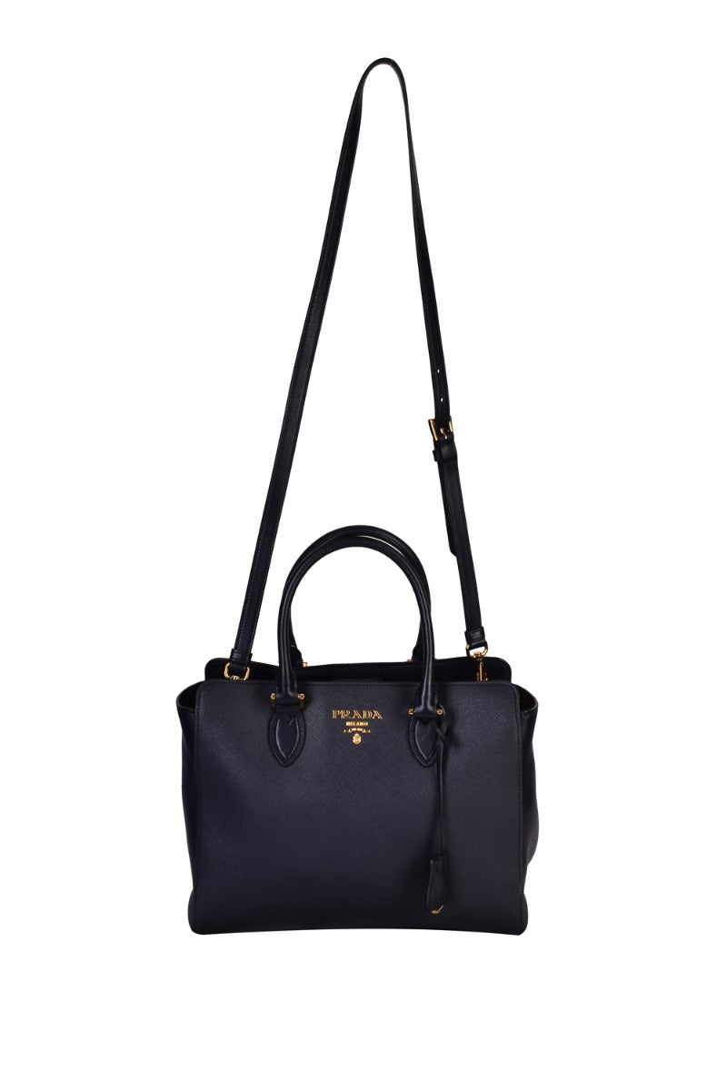 Prada Saffiano Two Way Tote Bag