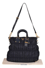 Prada Tessuto Gaufre Tote Bag