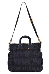 Prada Tessuto Gaufre Tote Bag