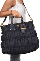 Prada Tessuto Gaufre Tote Bag