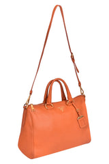 Prada Vitello Daino Satchel Bag