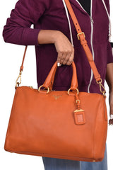 Prada Vitello Daino Satchel Bag