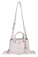 Prada Bauletto Vitello Daino Pomice Tote Bag