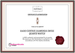 Rado Centrix Diamonds Swiss Quartz Watch