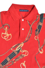 Ralph Lauren Baroque Rope Design Pony T-Shirt