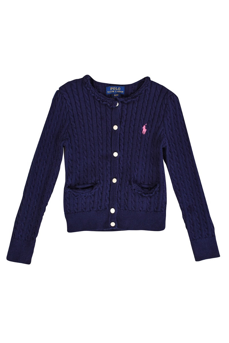 Ralph Lauren Navy Blue Cardigan